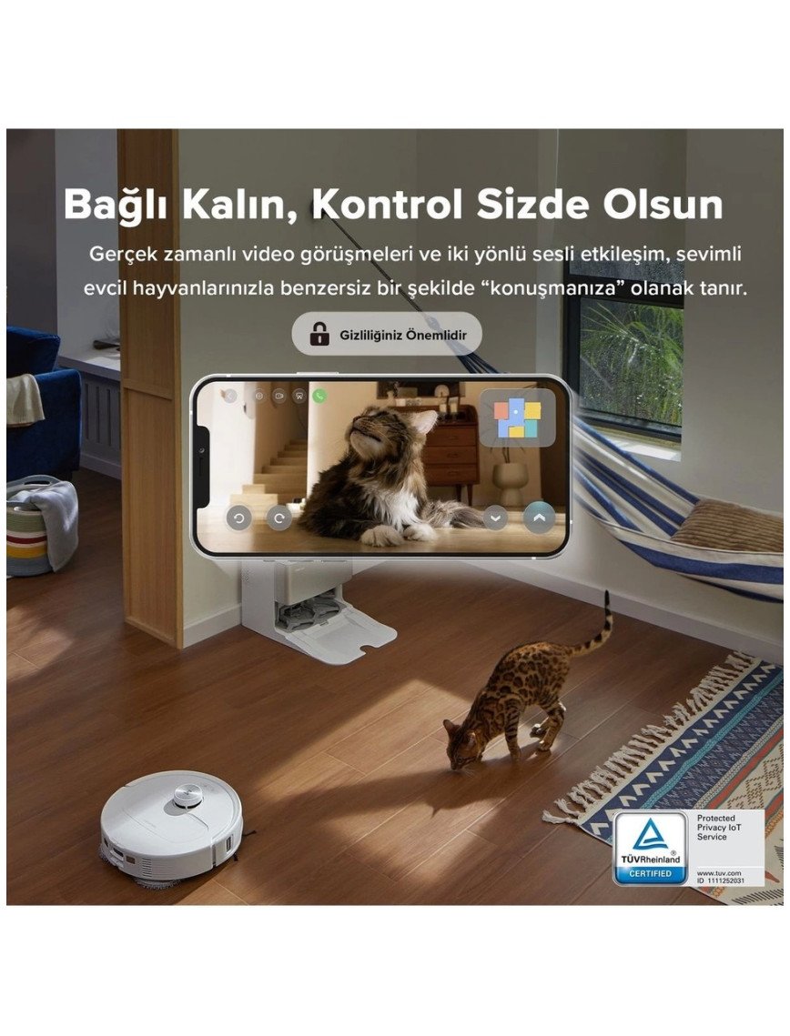 Roborock Q Revo Master Çöp Istasyonlu Akıllı Robot Süpürge - Beyaz